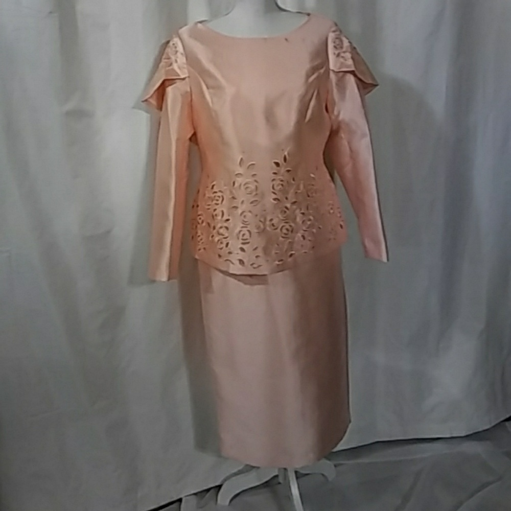 Embellished 2 piece church suit Donna Vinci 8